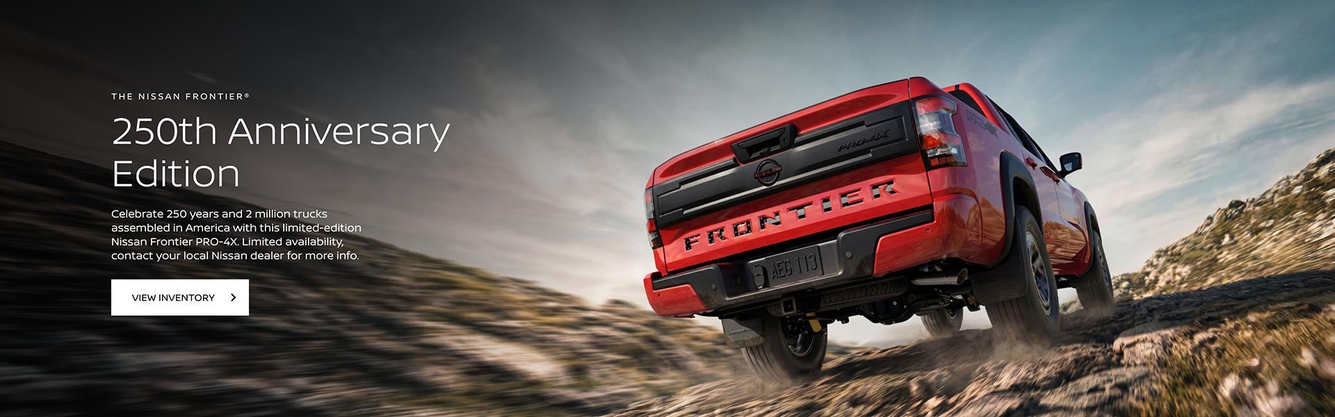 THE NISSAN FRONTIER® 250th Anniversary Edition