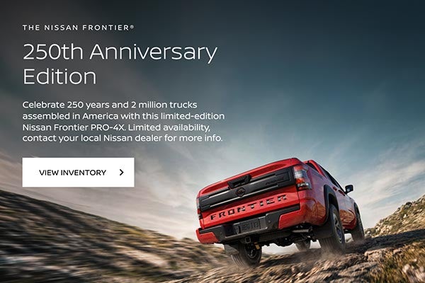 THE NISSAN FRONTIER® 250th Anniversary Edition