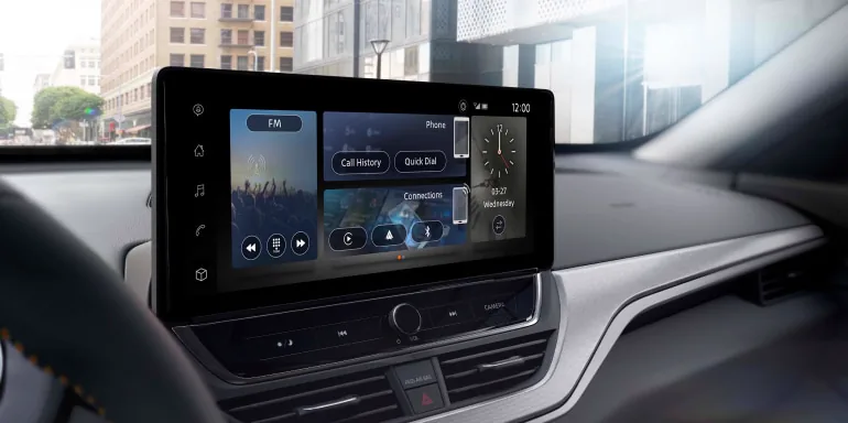 2027 Nissan Altima sedan 12.3-inch HD touch-screen display at Holler Nissan St. Andrews in Columbia SC